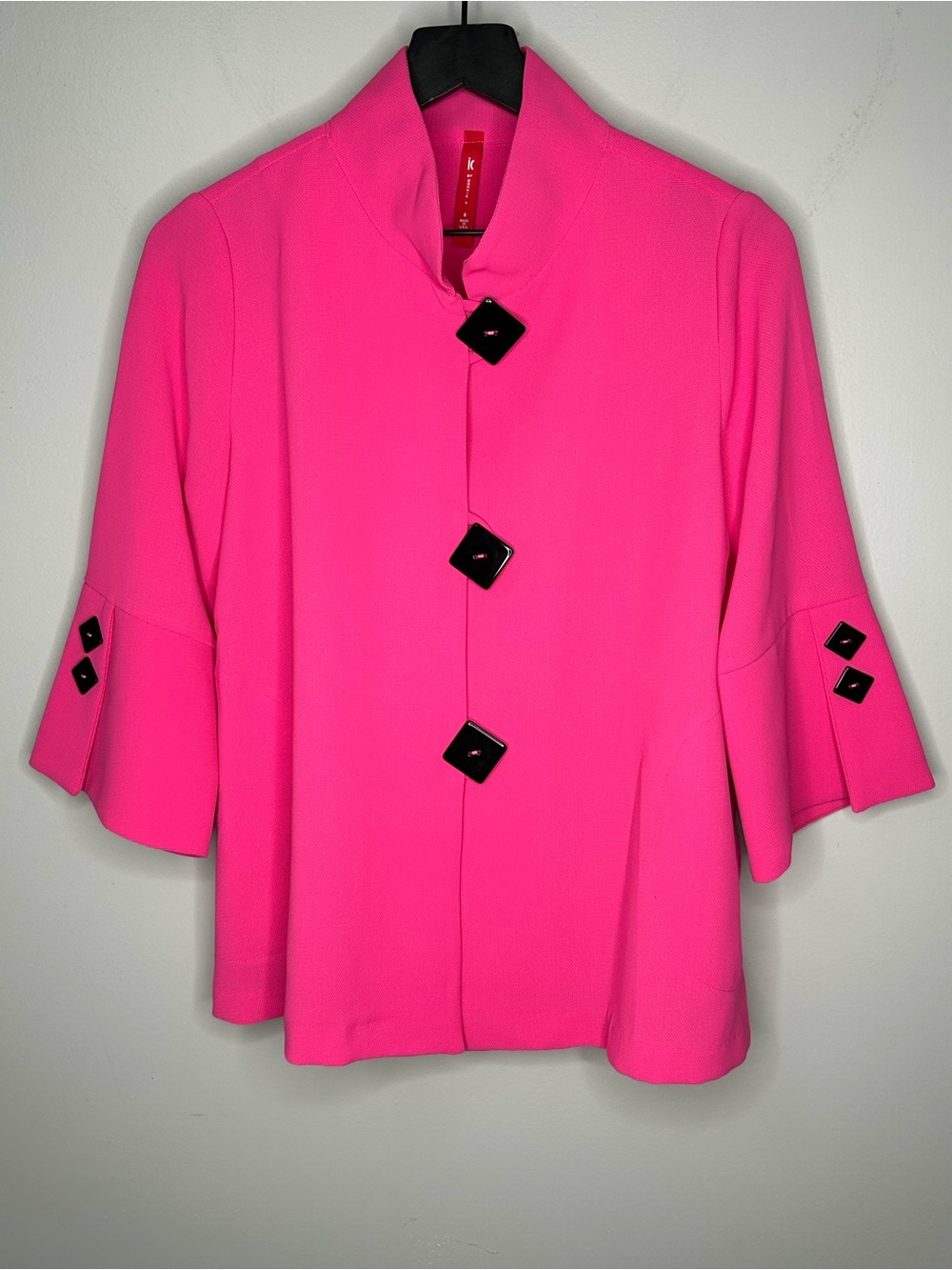 IC By Connie K Pink and Black Jacket Size S